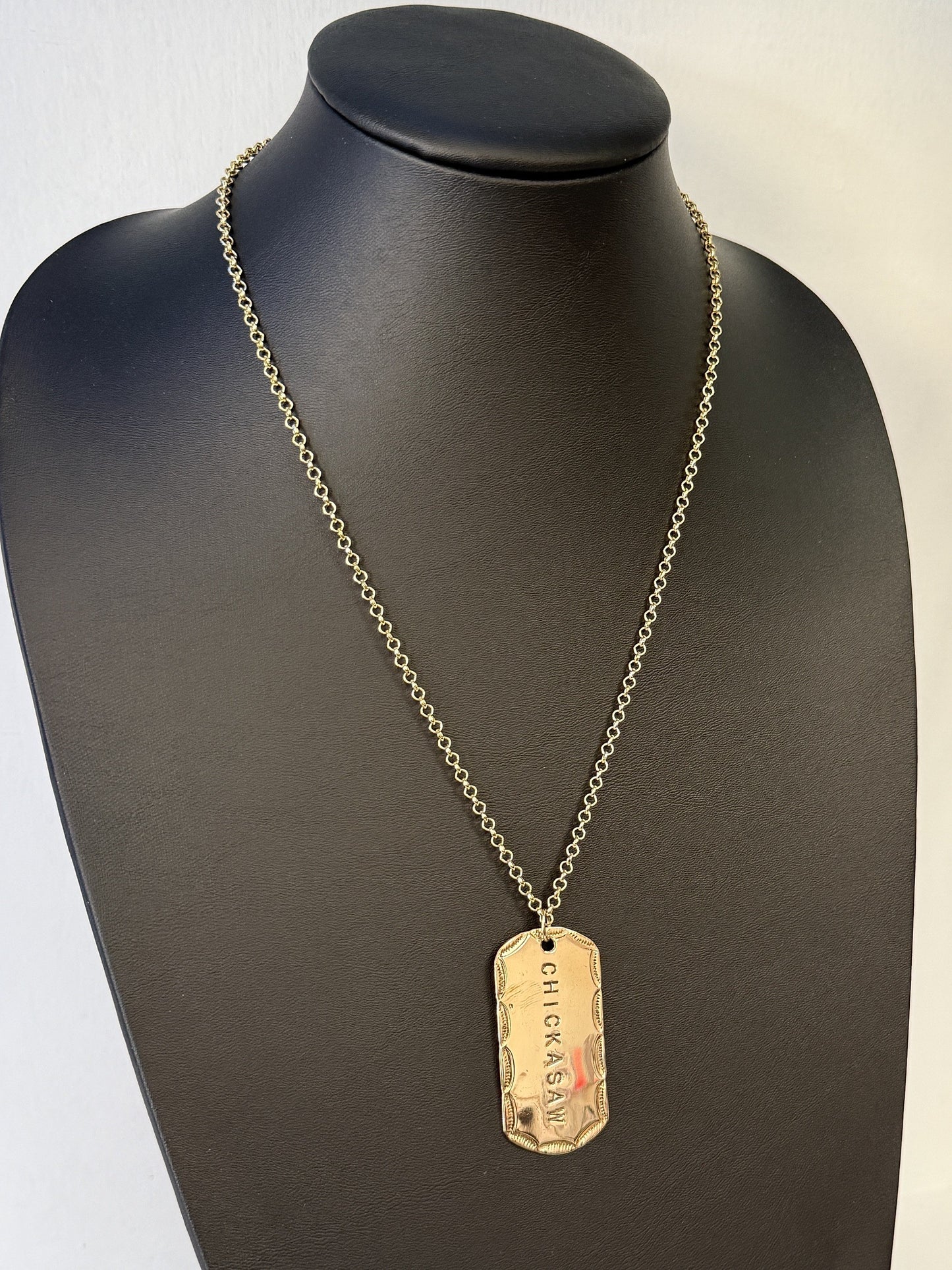 Tribal Dog Tag Necklaces