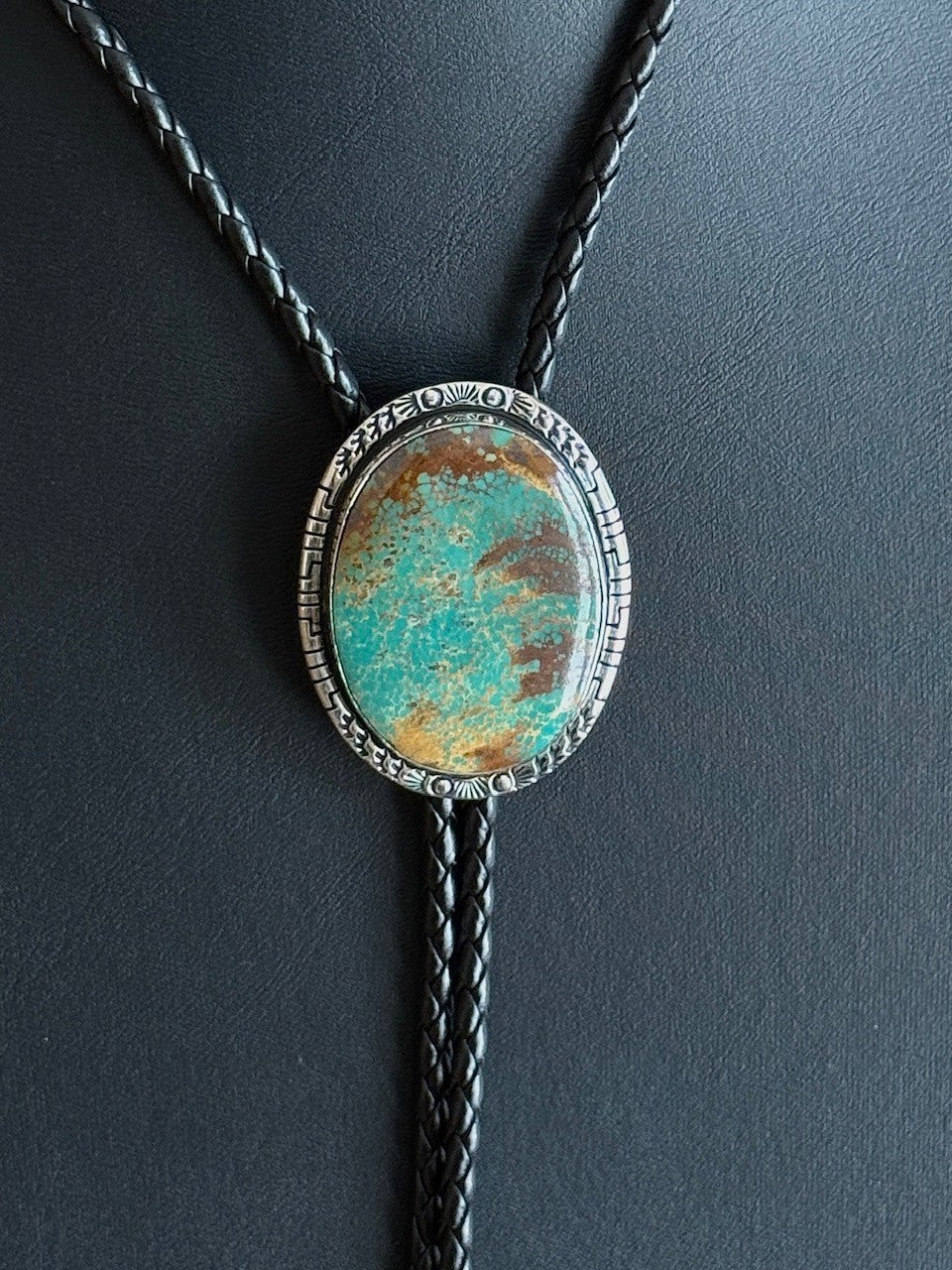 Kingman /Sterling Silver Bolo Tie