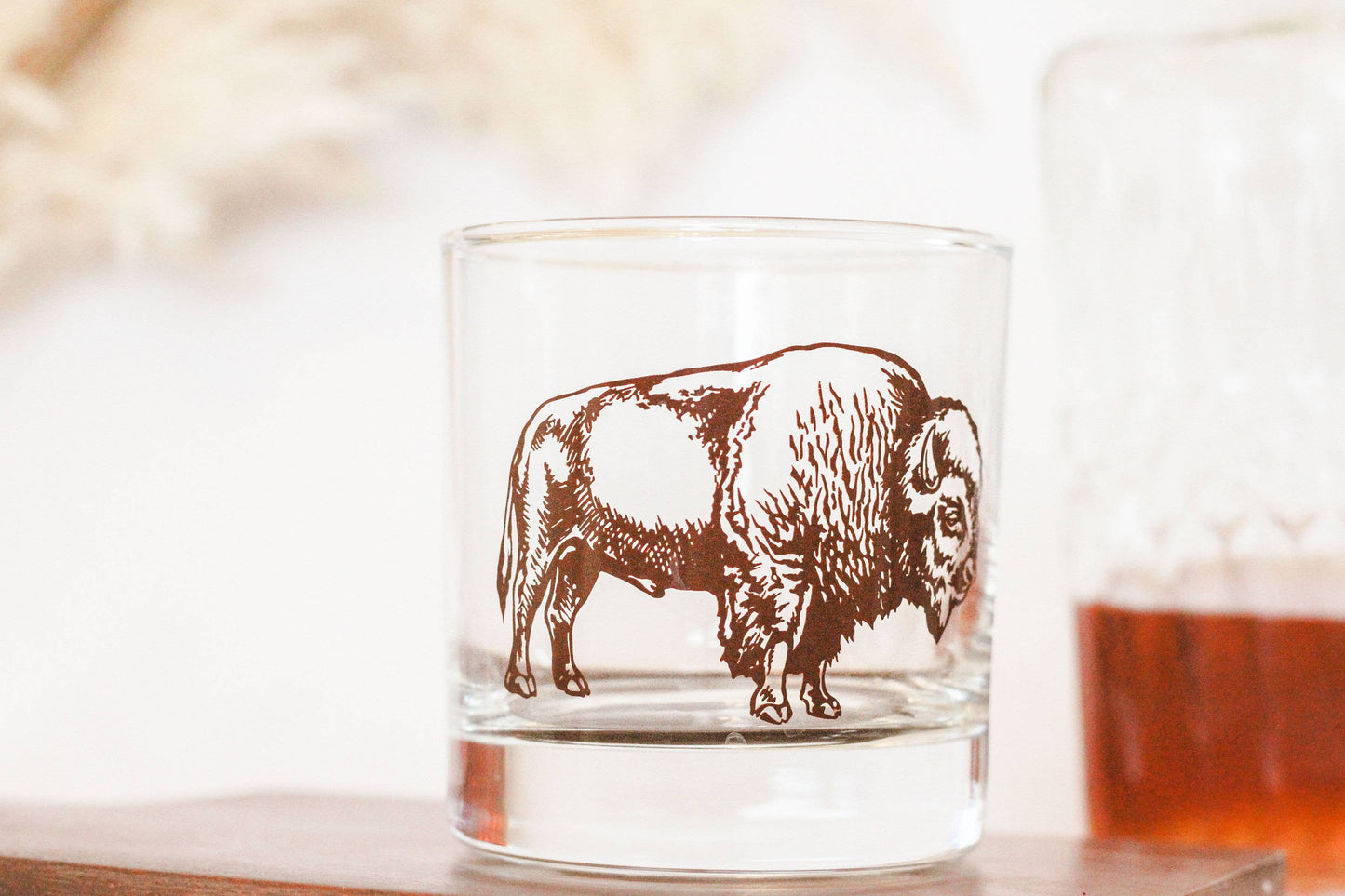 Bison Rocks Glass