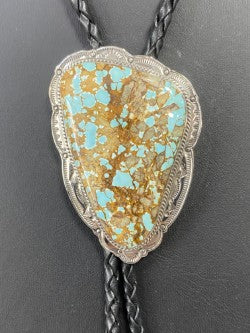 Sterling Silver & Boulder Royston Bolo