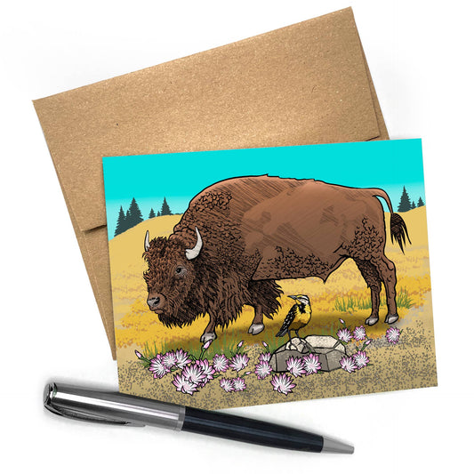 Buffalo Greeting Cards