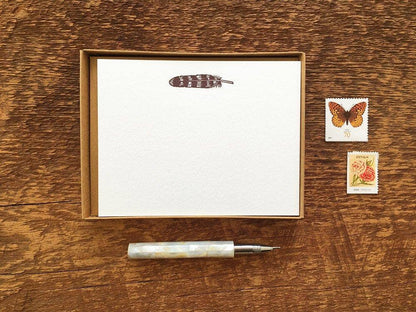 Feather Flat Notes (Boxed Set of 8)