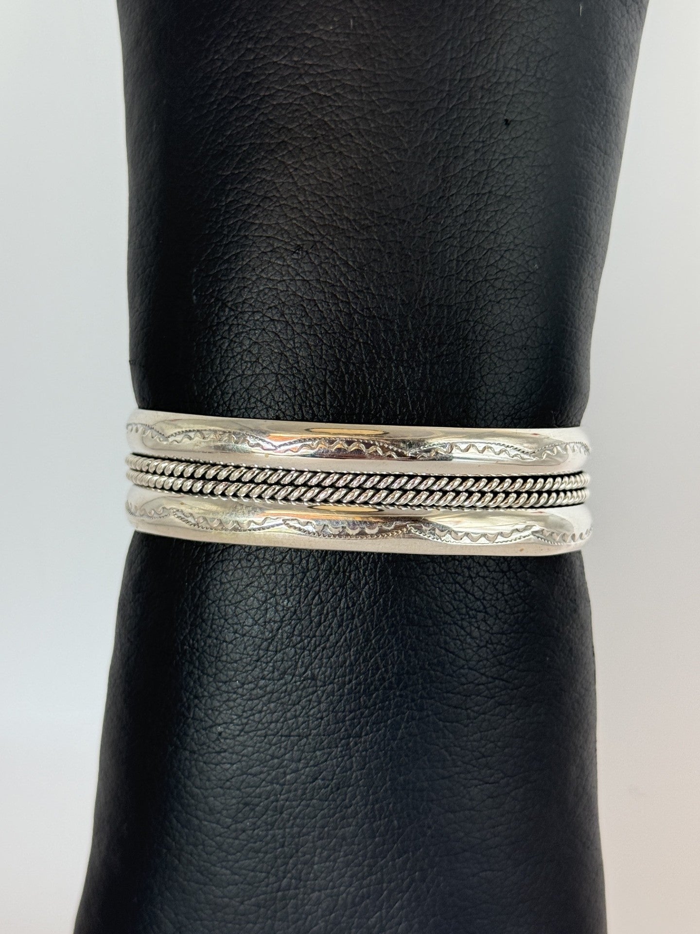Navajo Sterling Silver Cuff Bracelet