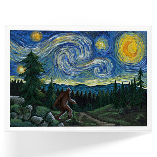 Bigfoot, Starry Night: Magnet