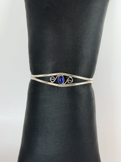 Lapis Lazuli & Sterling Silver Bracelet