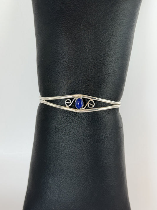 Lapis Lazuli & Sterling Silver Bracelet