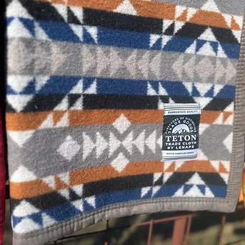 Teton Honor Blanket- Gray