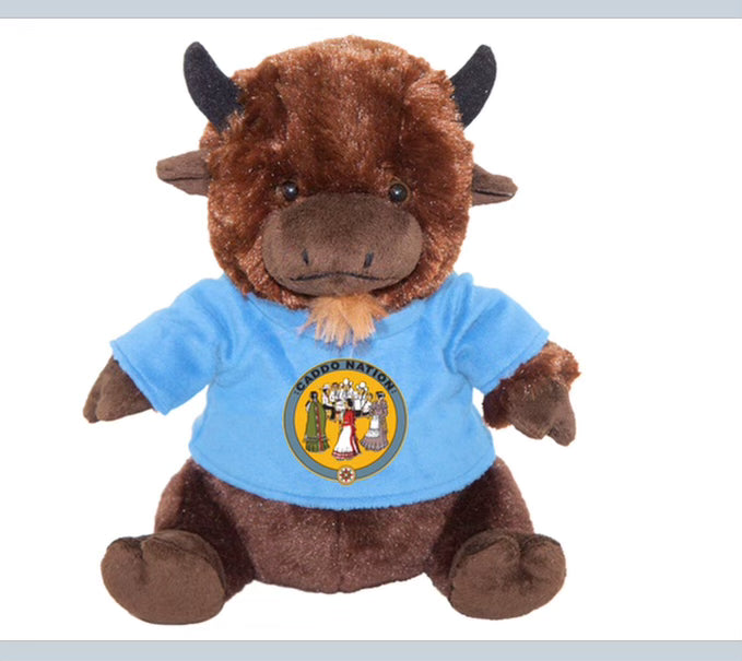 Stuffed Buffalo with Caddo Nation Seal tee