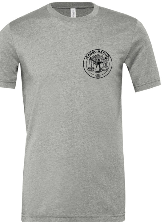 Caddo Nation Adult Tee Heather Athletic Grey