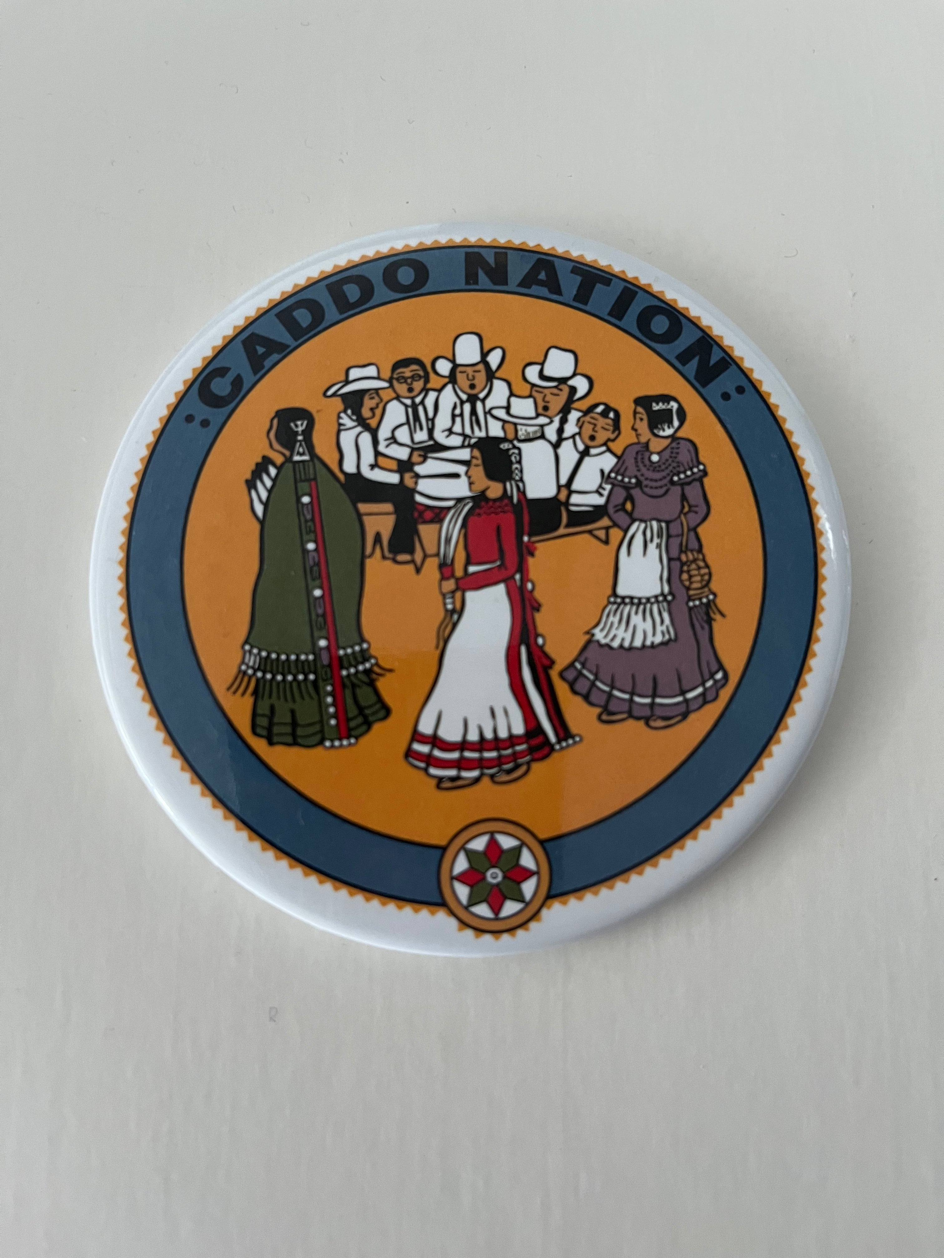 Caddo Nation Seal magnet color – McKees’s Indian Store