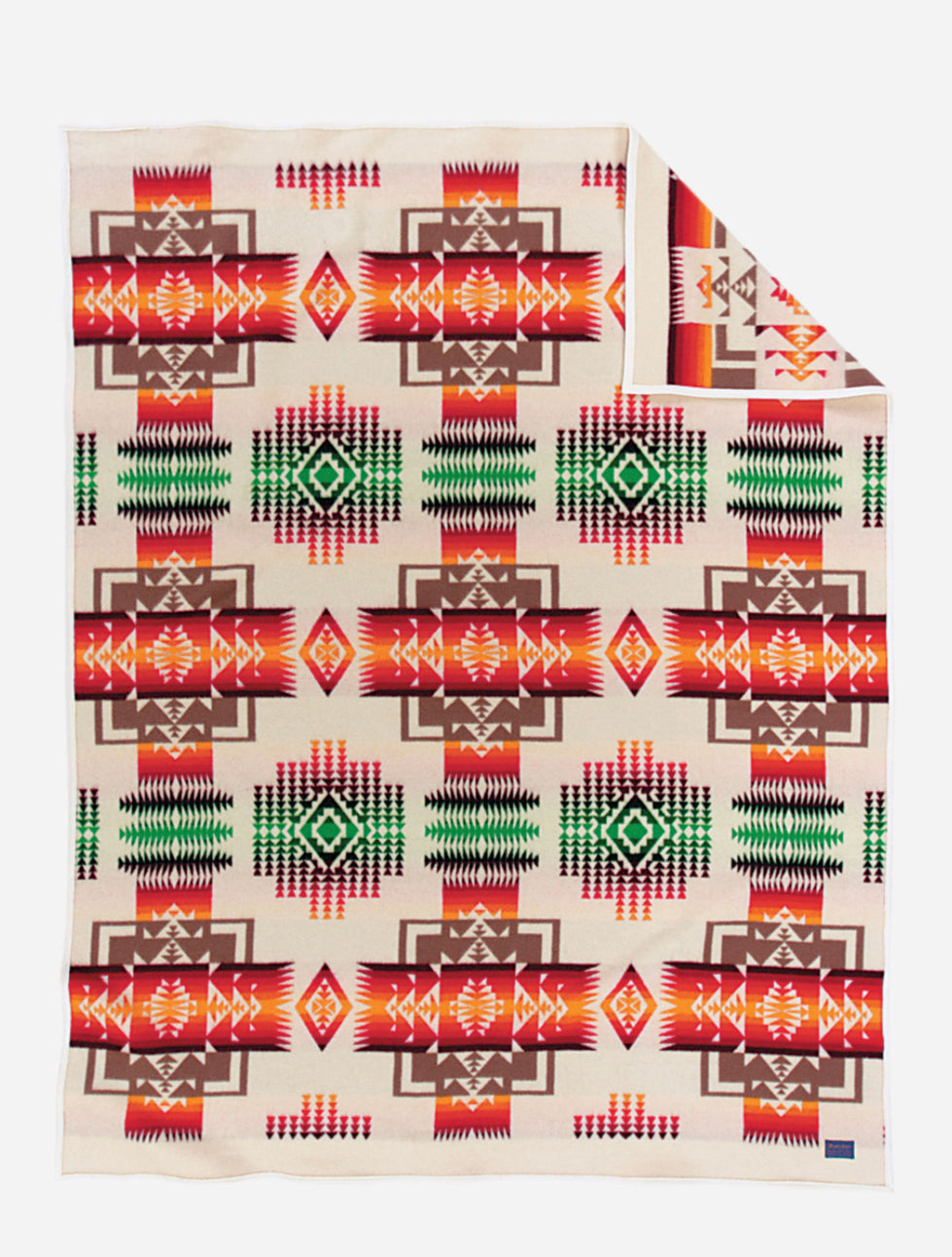 Pendleton Chief Joseph robe blanket ivory