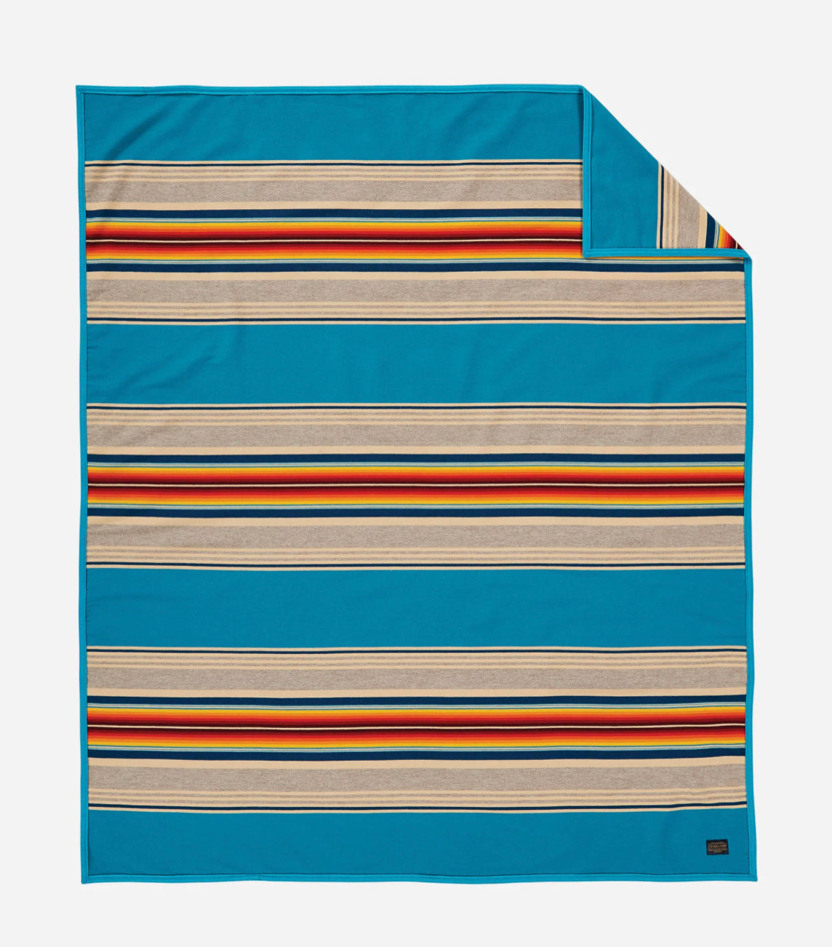 Pendleton Serape Robe Blanket Turquoise