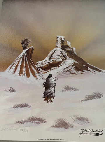 Framed "First Snowfall" - Robert Redbird