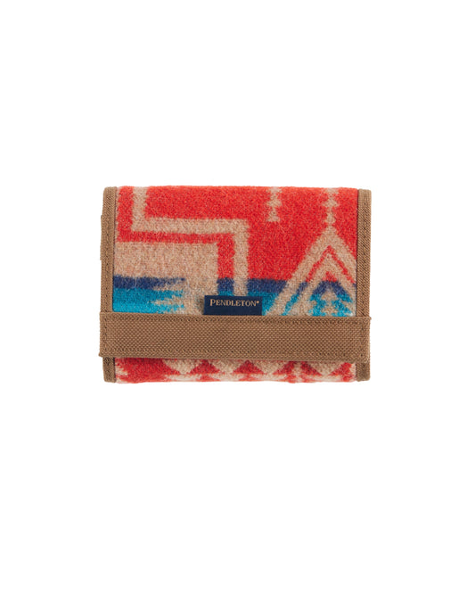 Pendleton Trifold Wallet; Harding Red