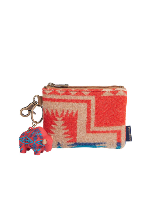 Pendleton Bison ID Pouch; Harding Red