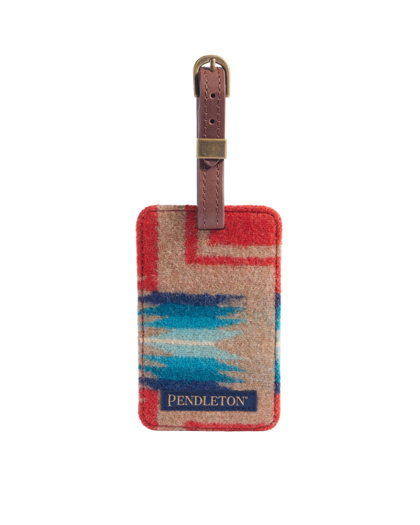 Pendleton Luggage Tag; Harding Red