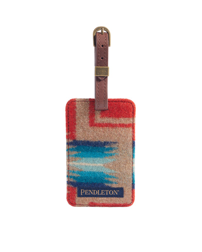 Pendleton Luggage Tag; Harding Red