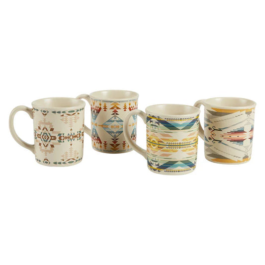 Pendleton 12oz Ceramic Mug Set of 4
