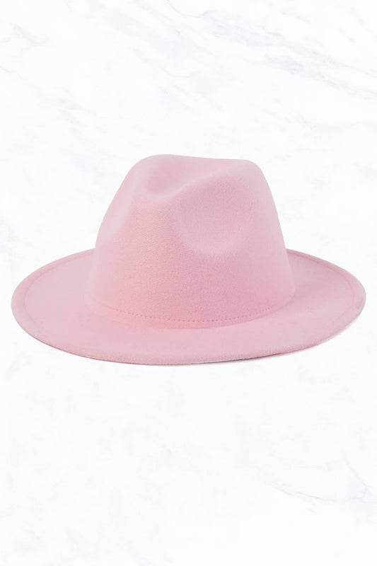 Retro Flat Fedora Hat