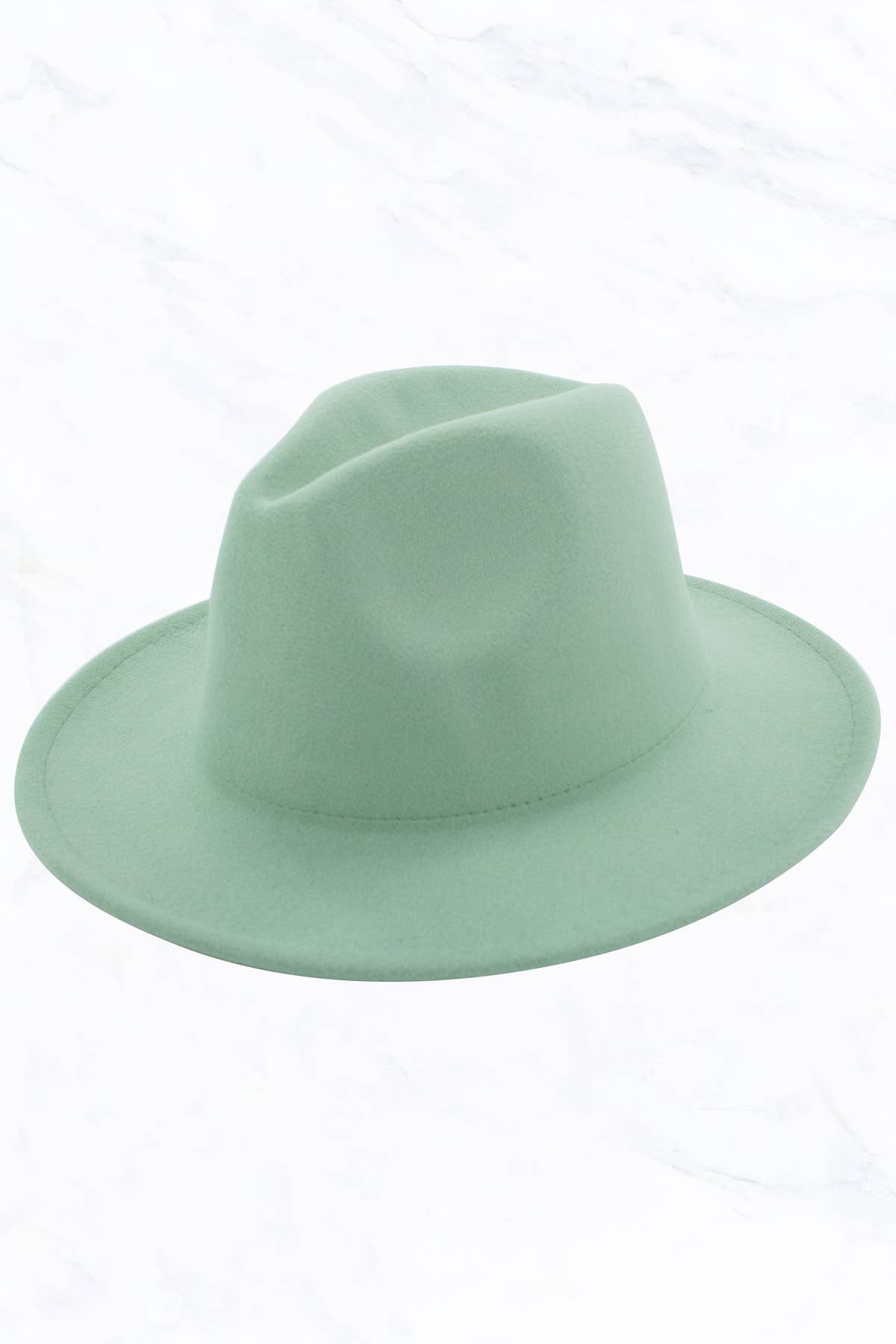 Retro Flat Fedora Hat