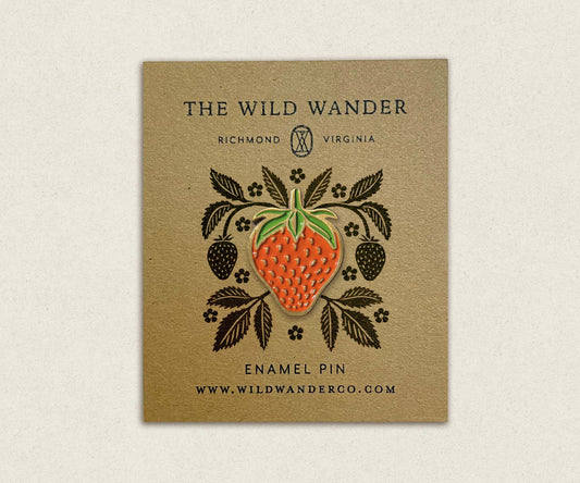 Strawberry Enamel Pin