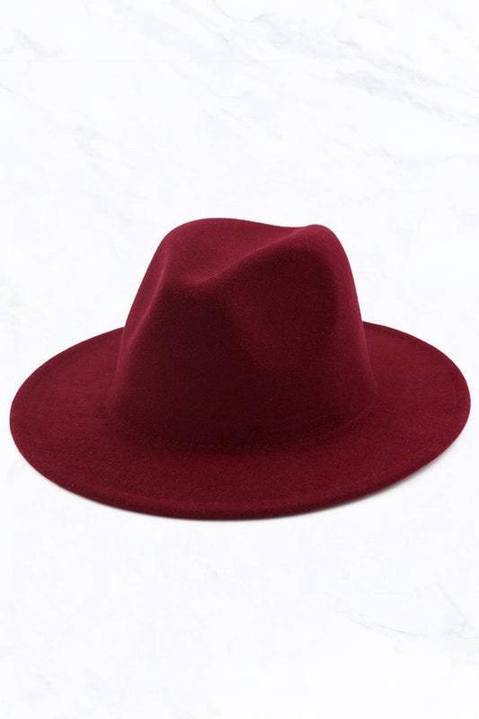 Retro Flat Fedora Hat